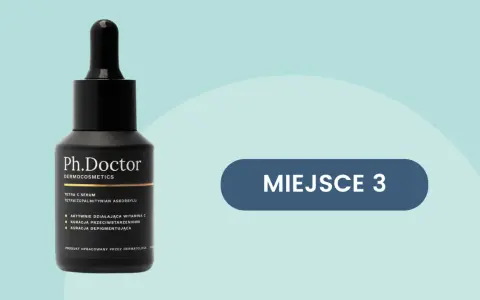 Czarna buteleczka serum z witaminą C Ph.Doctor. Czy serum z wit C można stosować latem? Tak, to serum jest idealne na lato.