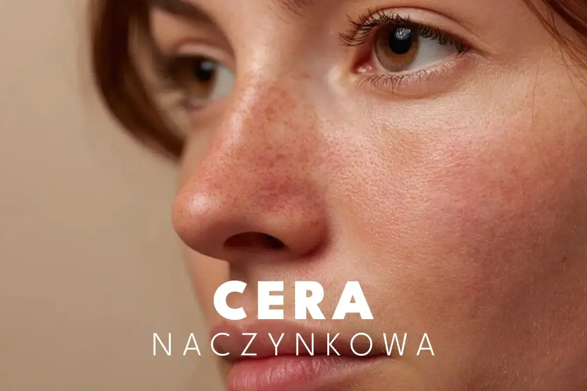 Delikatna skóra z widocznymi naczynkami. Retinol może pomóc w pielęgnacji cery naczynkowej, wzmacniając ją i redukując zaczerwienienia.